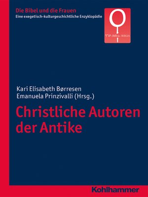 cover image of Christliche Autoren der Antike